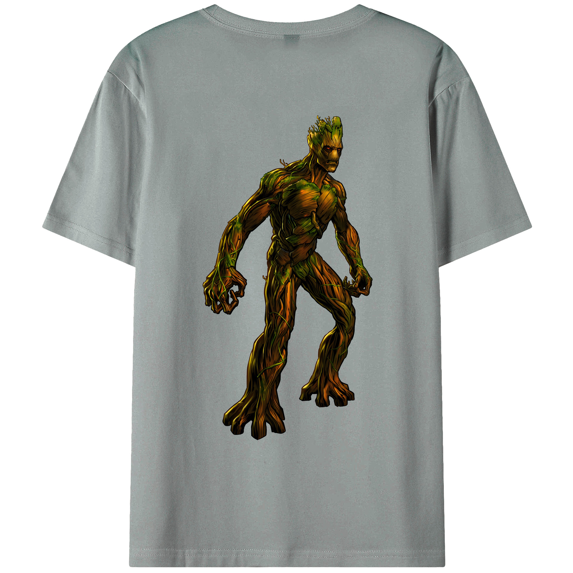 （画像用） アベンジャーズ The Avengers 綿100％ メンズ半袖Tシャツ（バックプリント） 通気性